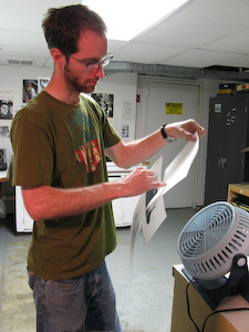 Drying prints